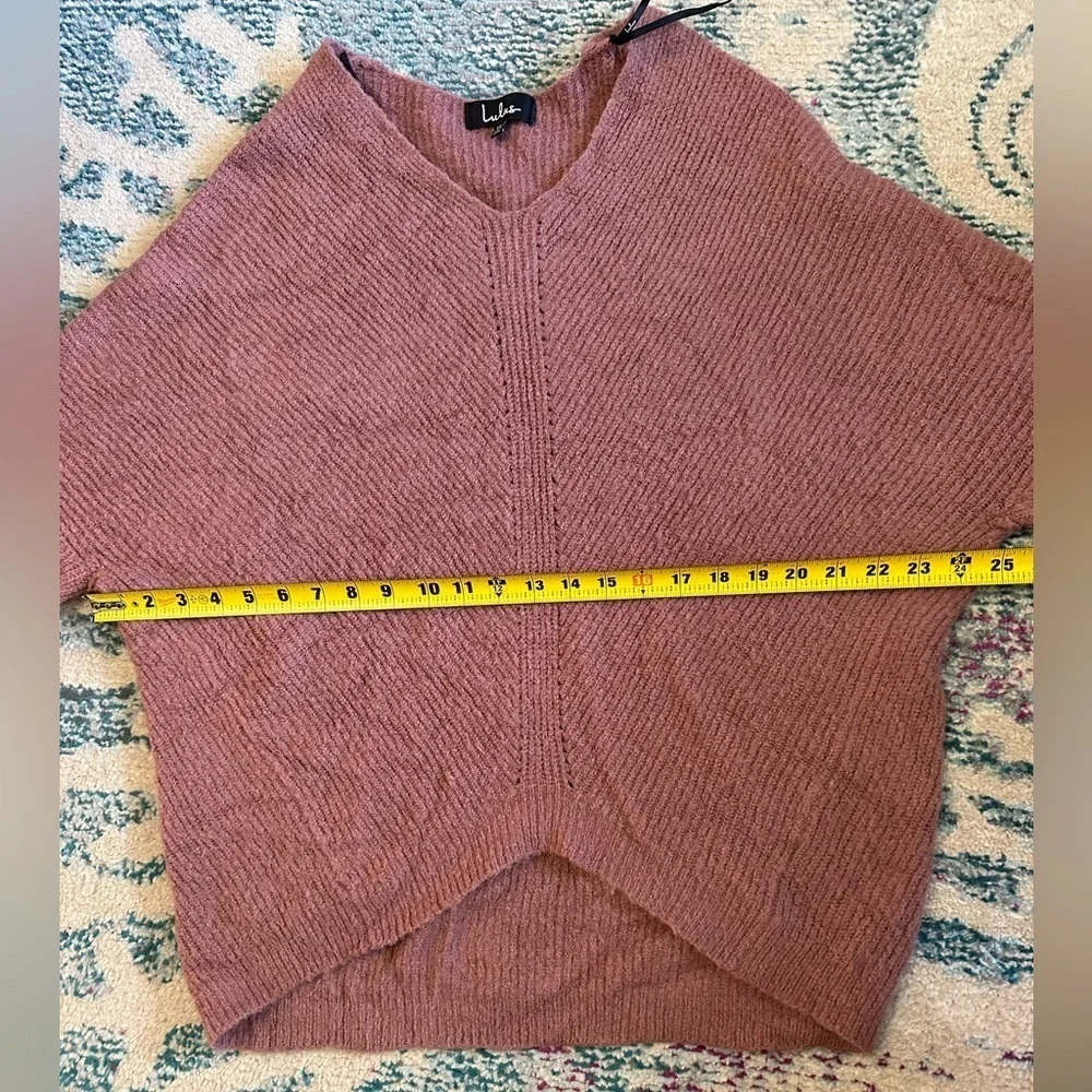 Emerson Mauve Dolman Sleeve Sweater - Picture 12 of 14